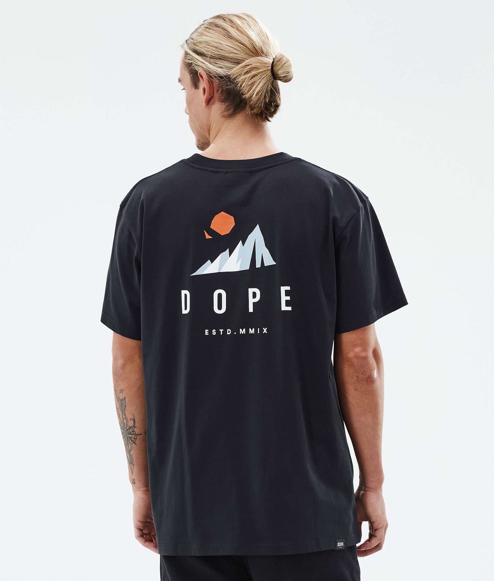 Dope Standard T-shirt Herre Ice Black, Billede 1 af 5