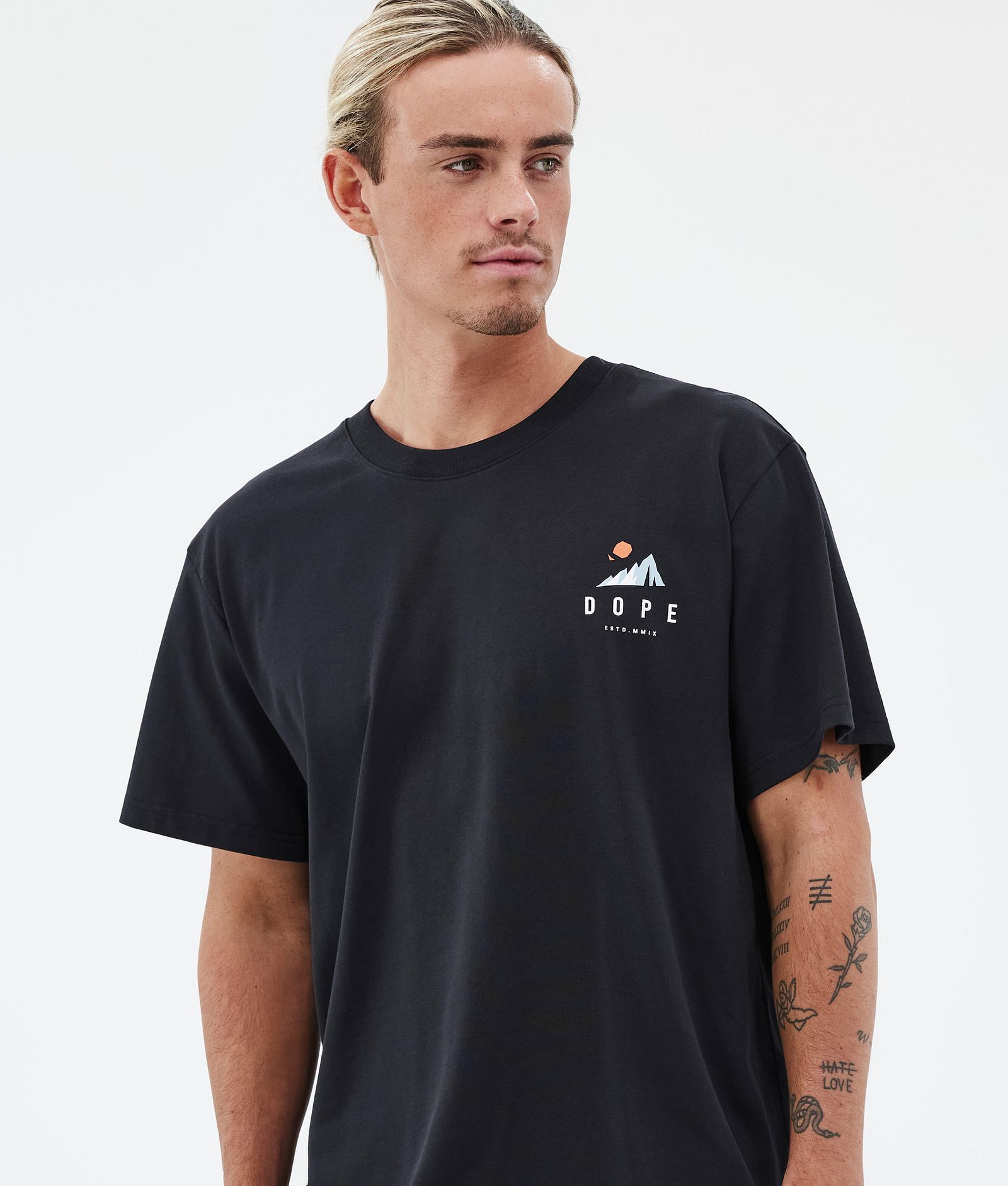 Dope Standard T-shirt Homme Ice Black, Image 3 sur 5