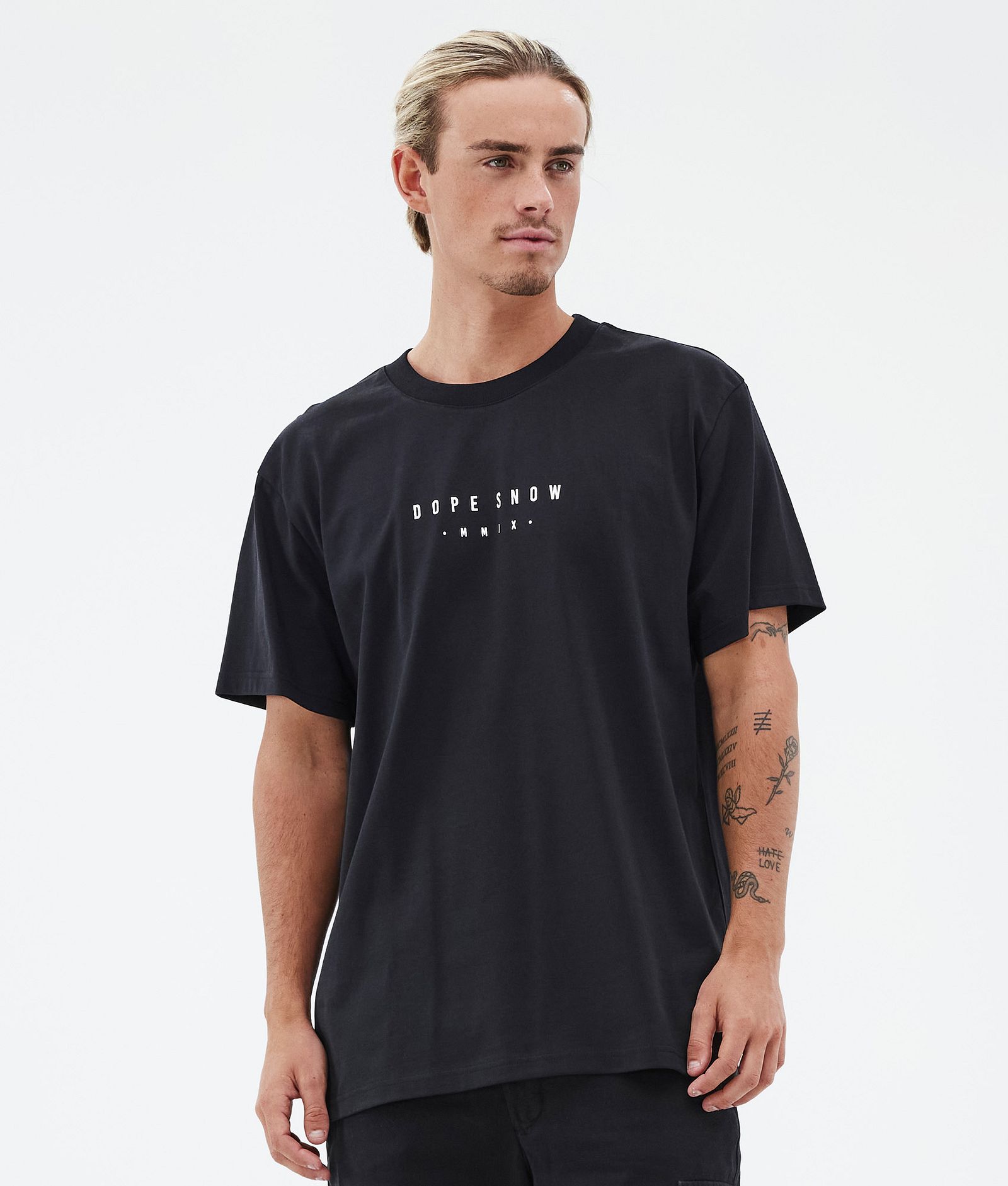 Dope Standard T-shirt Mężczyźni Silhouette Black