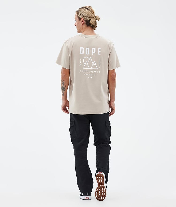 Dope Standard T-shirt Homme Summit Sand, Image 4 sur 5