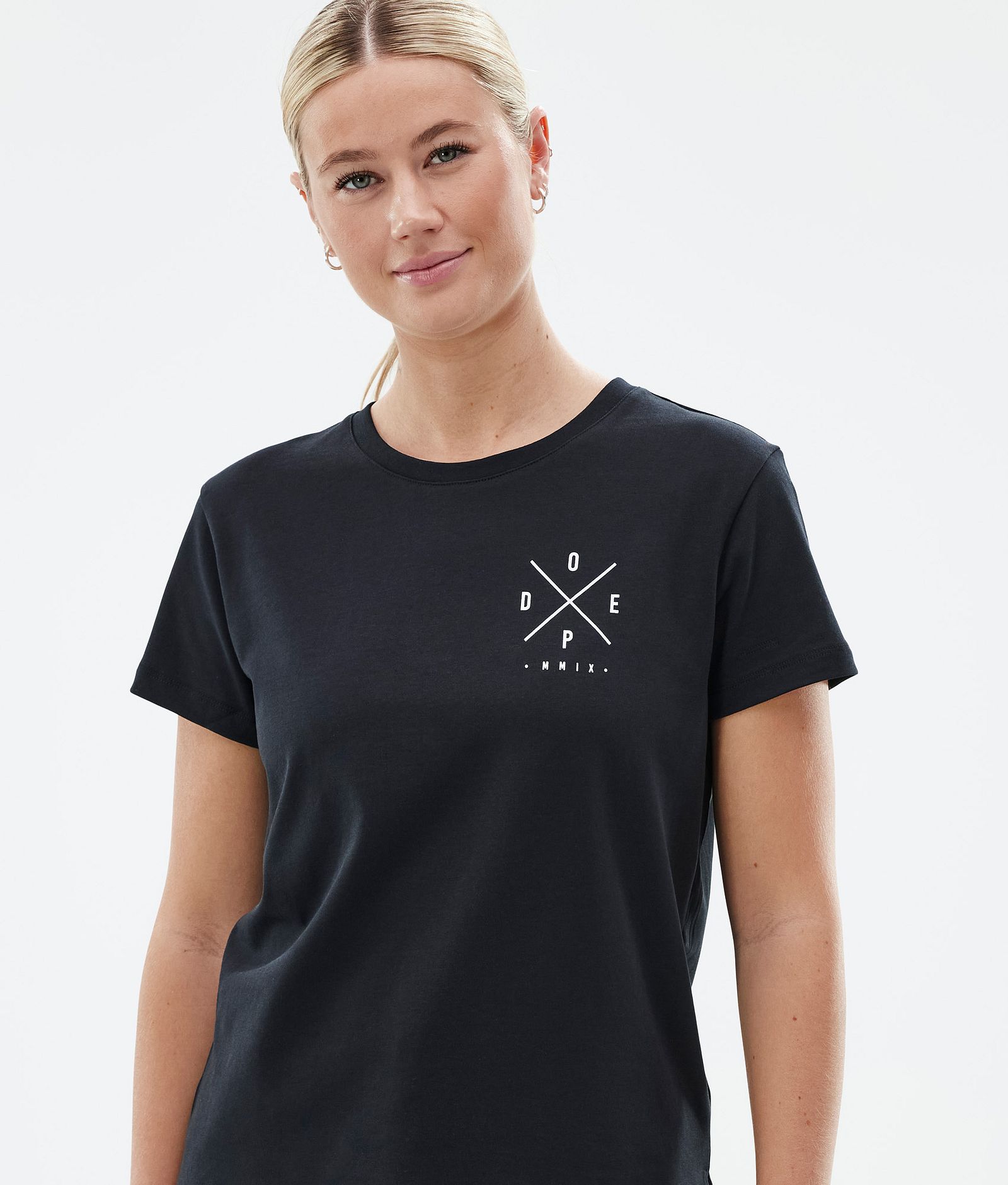 Dope Standard W T-shirt Kobiety 2X-Up Black