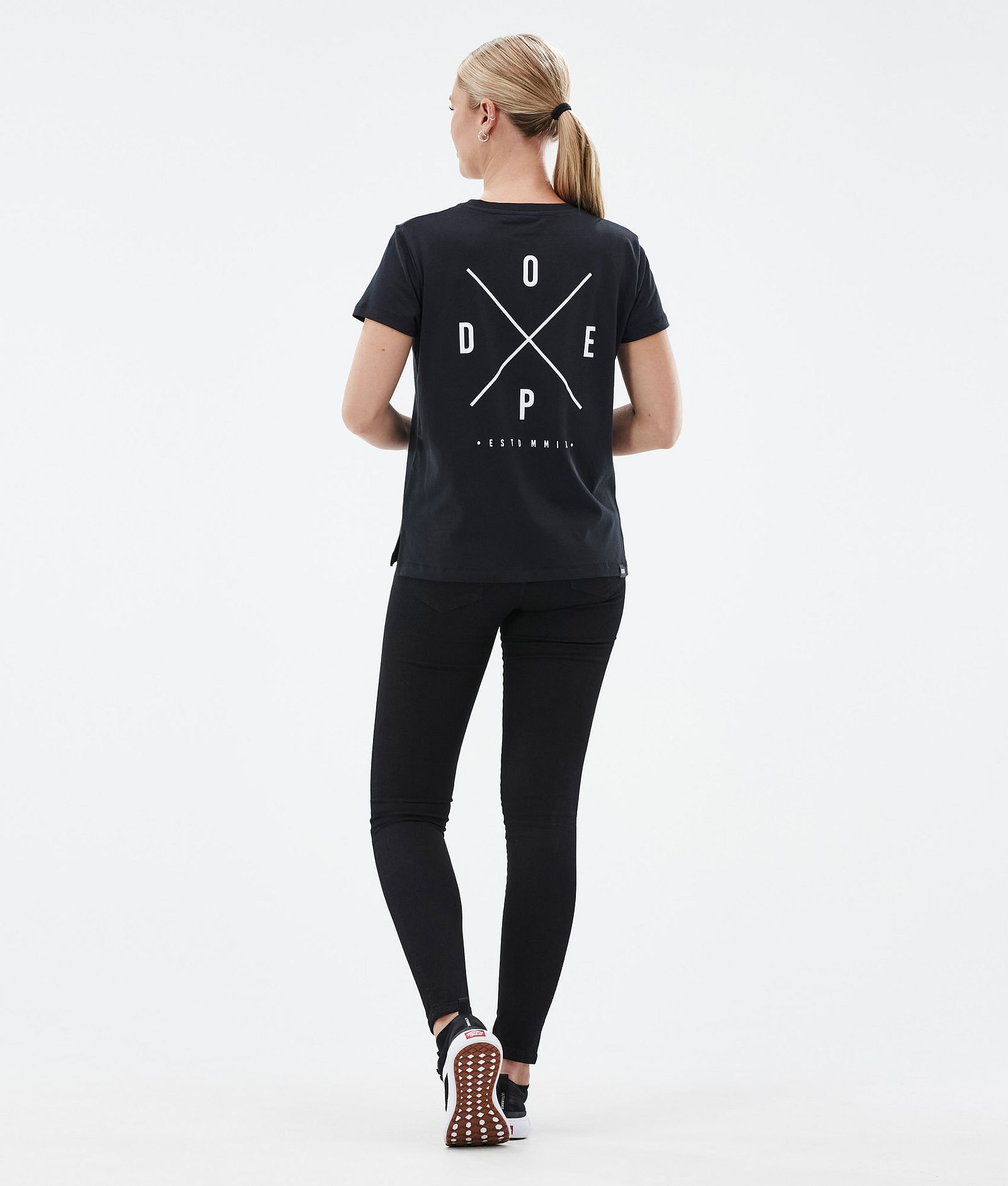 Dope Standard W T-shirt Dames 2X-Up Black