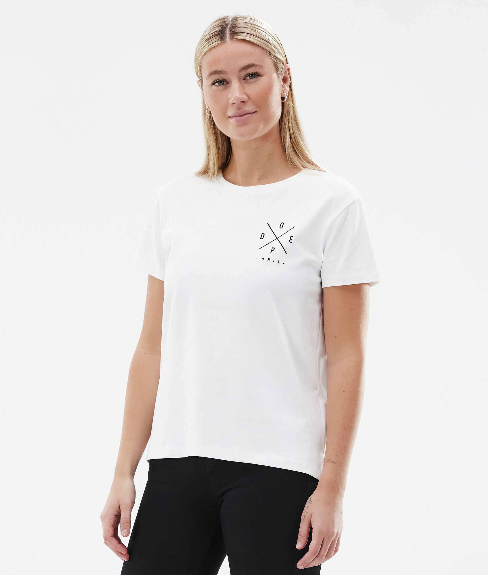 Basic shirt store wit dames
