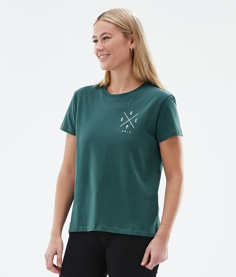 Dope Standard W T-shirt Donna 2X-Up Bottle Green, Immagine 1 di 6