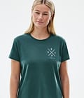 Dope Standard W T-shirt Dames 2X-Up Bottle Green, Afbeelding 3 van 6