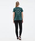 Dope Standard W T-shirt Dames 2X-Up Bottle Green, Afbeelding 4 van 6