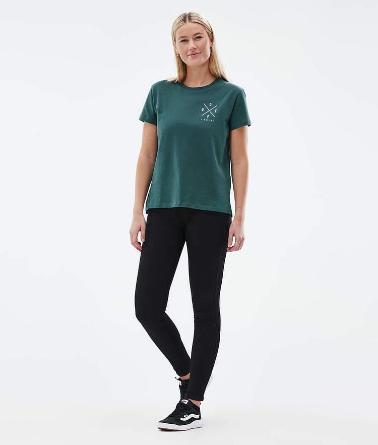 Dope Standard W T-shirt Donna 2X-Up Bottle Green, Immagine 5 di 6