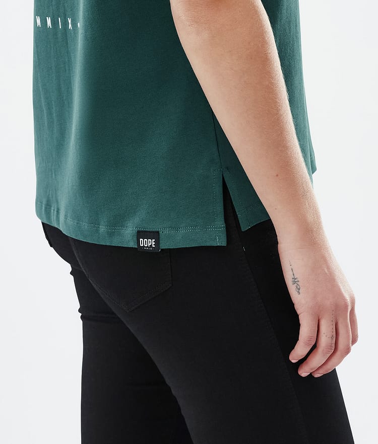 Dope Standard W T-shirt Dames 2X-Up Bottle Green, Afbeelding 6 van 6