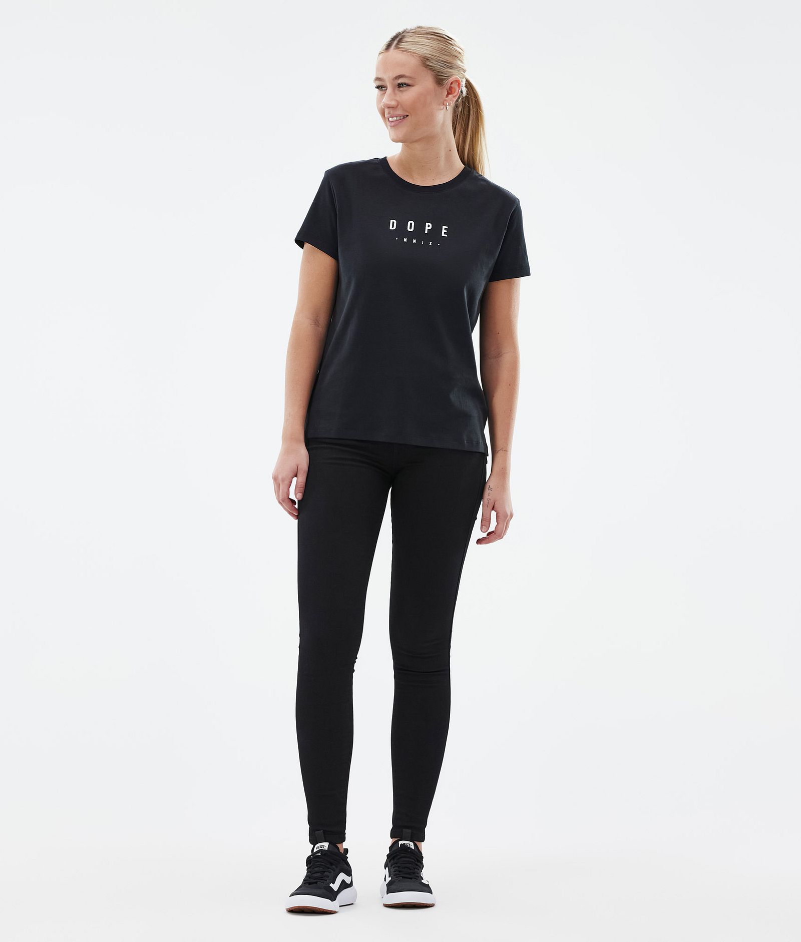 Dope Standard W T-shirt Dames Aphex Black