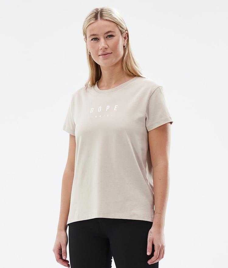 Dope Standard W T-shirt Donna Aphex Sand