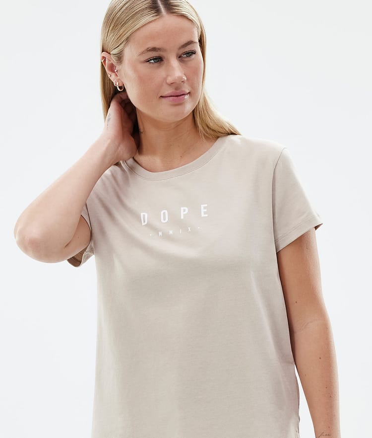 Dope Standard W T-shirt Donna Aphex Sand