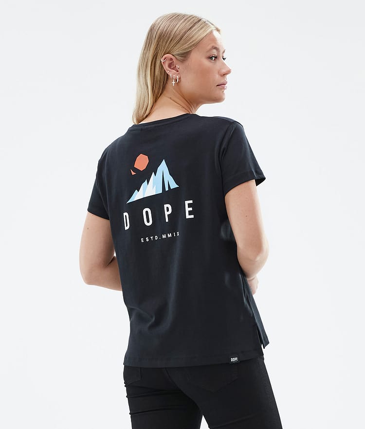 Dope Standard W T-shirt Dame Ice Black, Billede 1 af 6