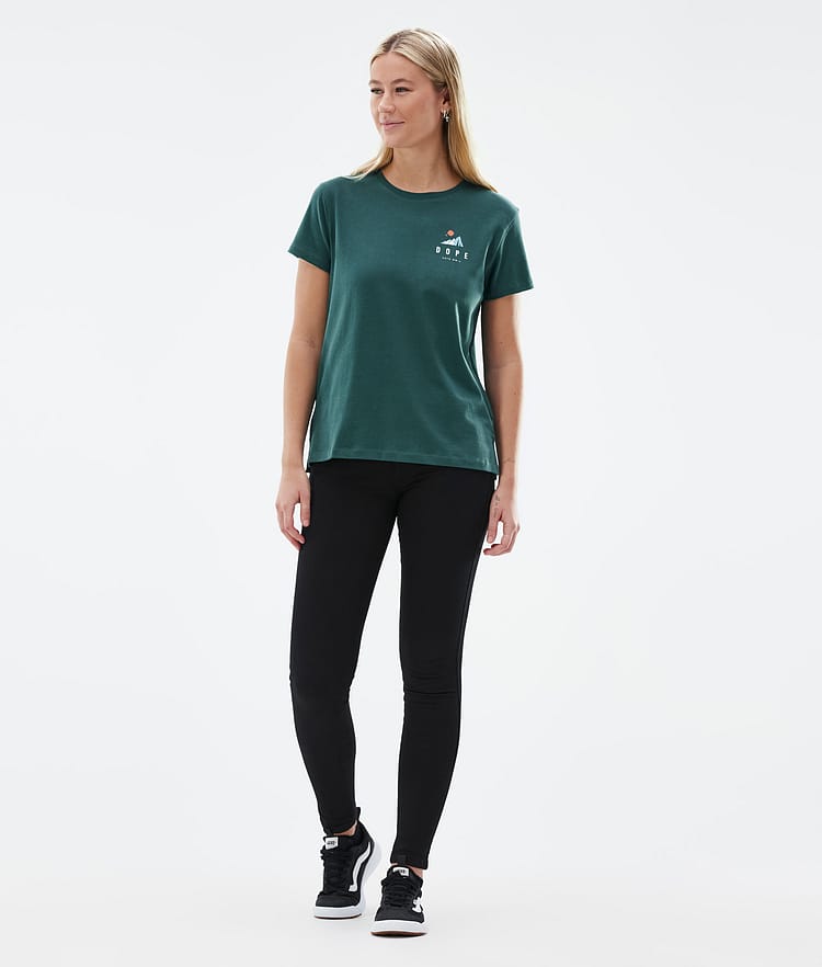 Dope Standard W T-shirt Women Ice Bottle Green