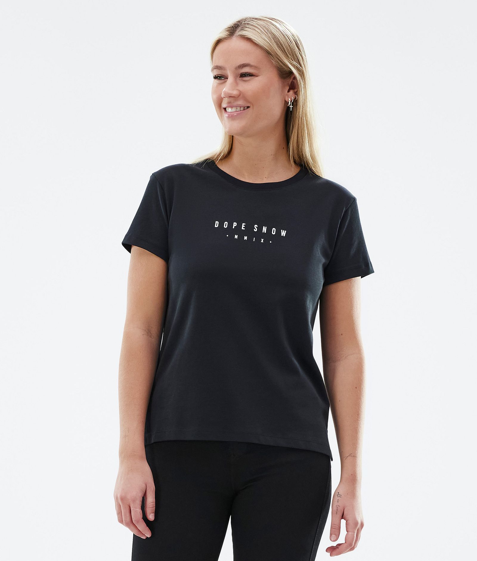 Dope Standard W Camiseta Mujer Silhouette Black