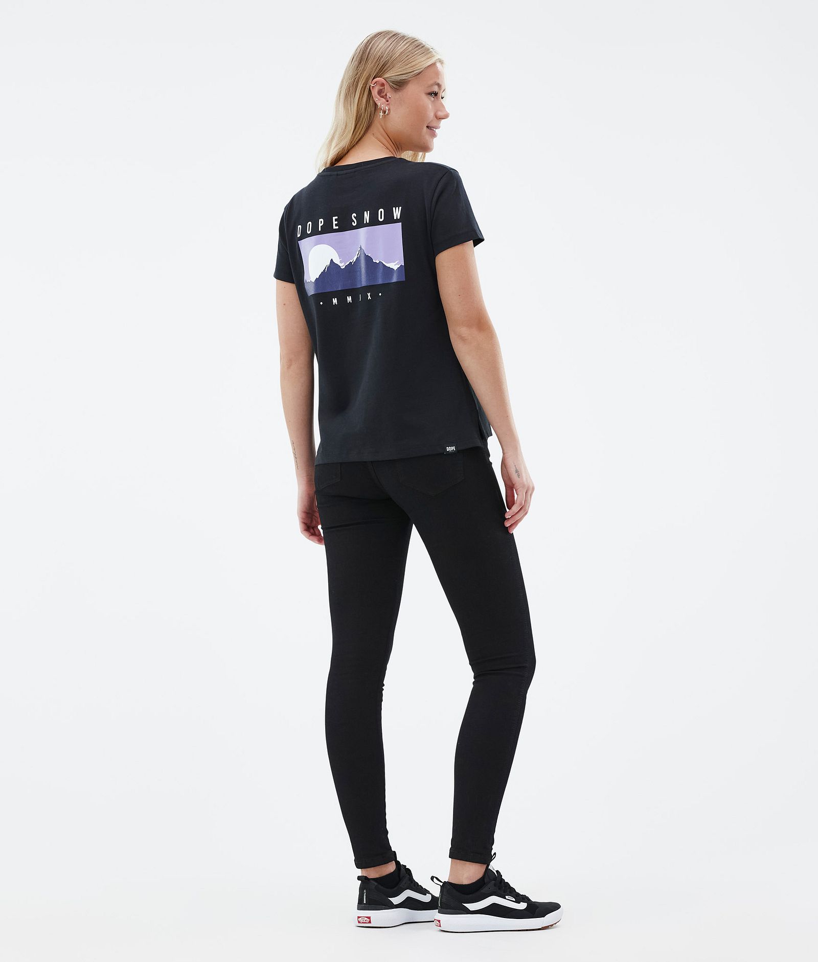 Dope Standard W T-shirt Kobiety Silhouette Black