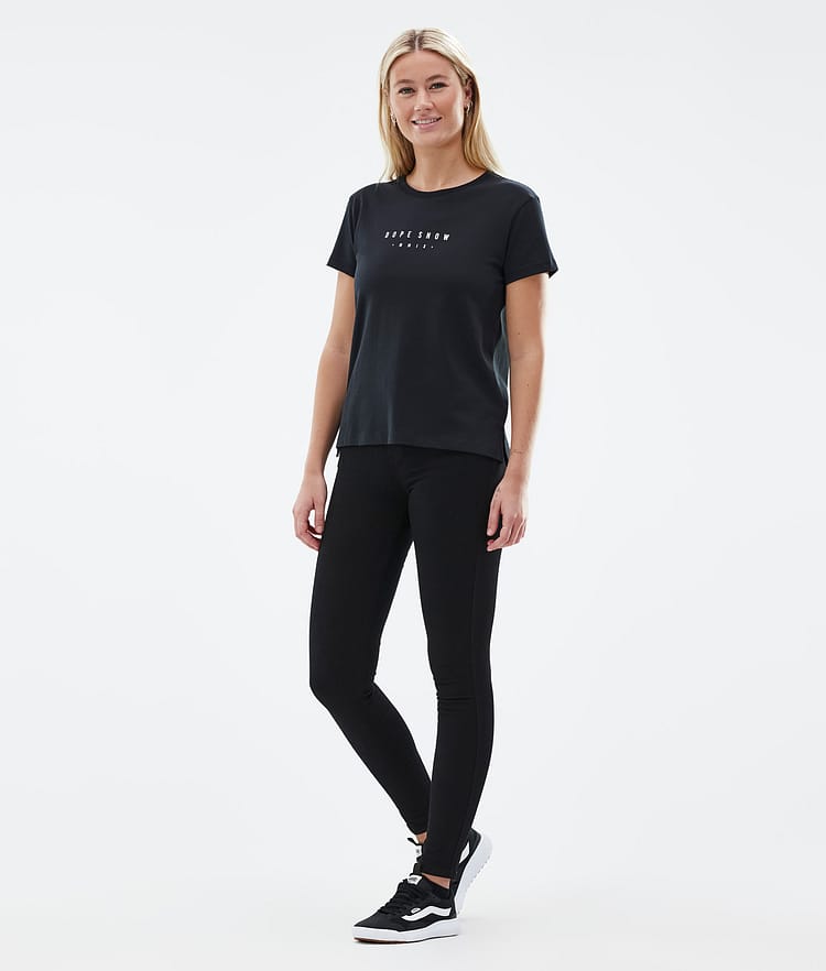 Dope Standard W T-Shirt Damen Silhouette Black