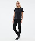 Dope Standard W T-shirt Dames Silhouette Black