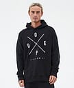 Dope Common Hoodie Men 2X-Up Black