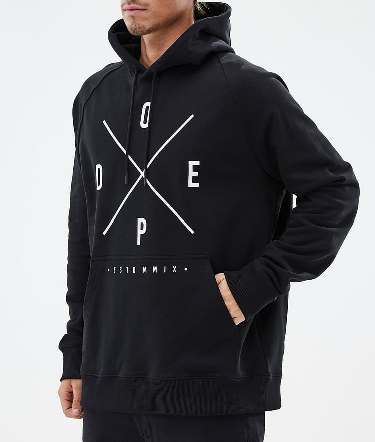 Dope Common Hoodie Men 2X-Up Black