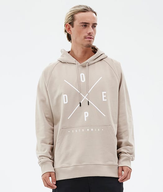 Dope Common Hoodie Herre Sand