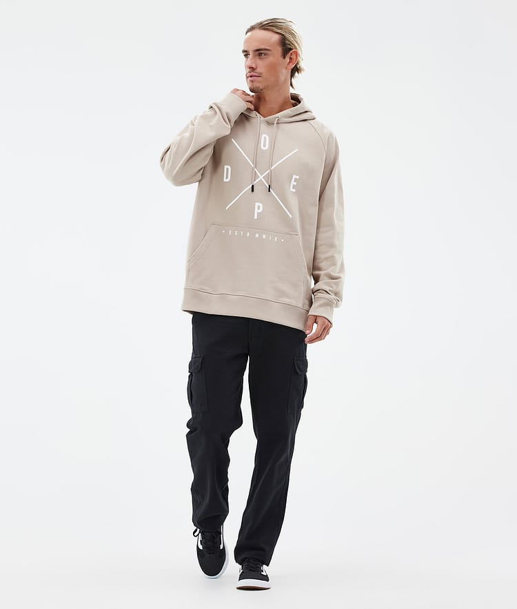 Dope Common Hoodie Herre 2X-Up Sand, Billede 3 af 6