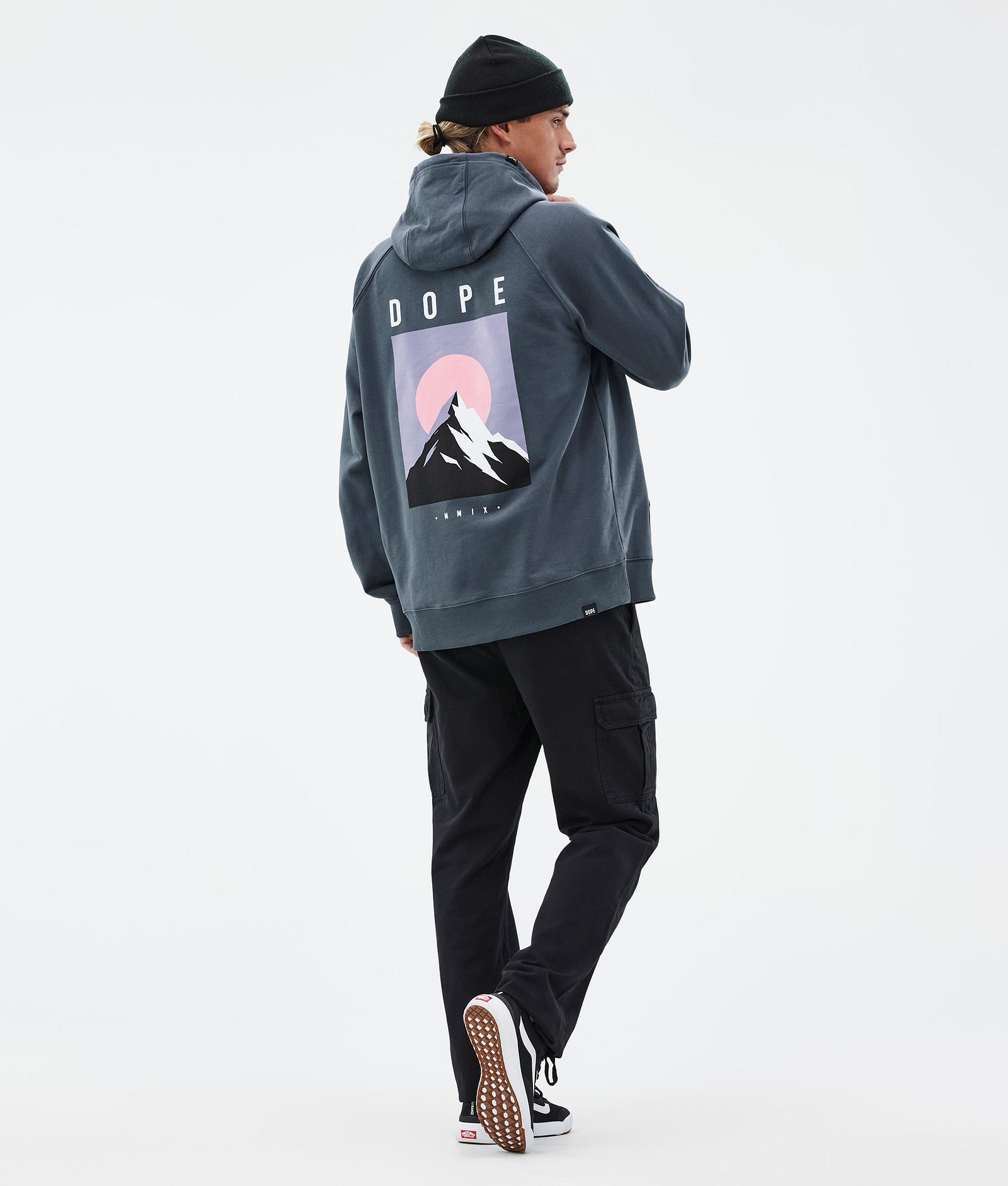Dope Common Hoodie Men Aphex Metal Blue, Image 4 of 7