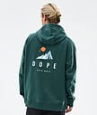 Dope Common Hoodie Heren Ice Bottle Green