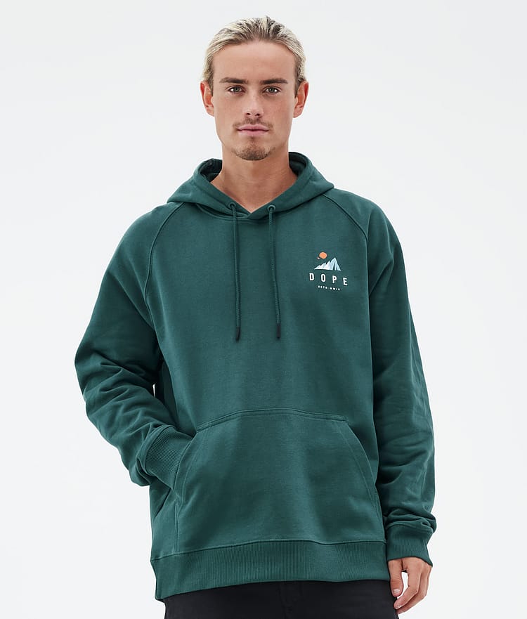 Dope Common Hoodie Men Ice Bottle Green