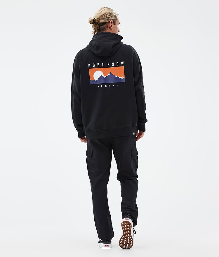 Dope Common Hoodie Heren Silhouette Black