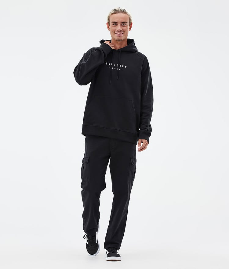 Dope Common Hoodie Heren Silhouette Black