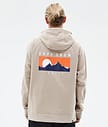 Dope Common Hoodie Heren Silhouette Sand