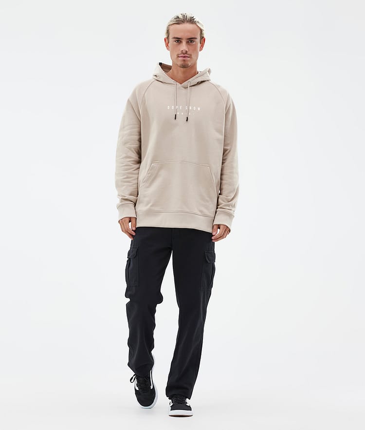 Dope Common Hoodie Heren Silhouette Sand