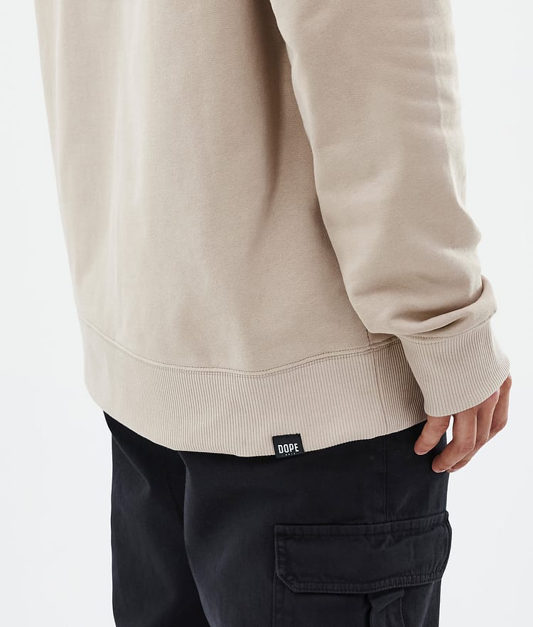 Dope Common Hoodie Heren Silhouette Sand