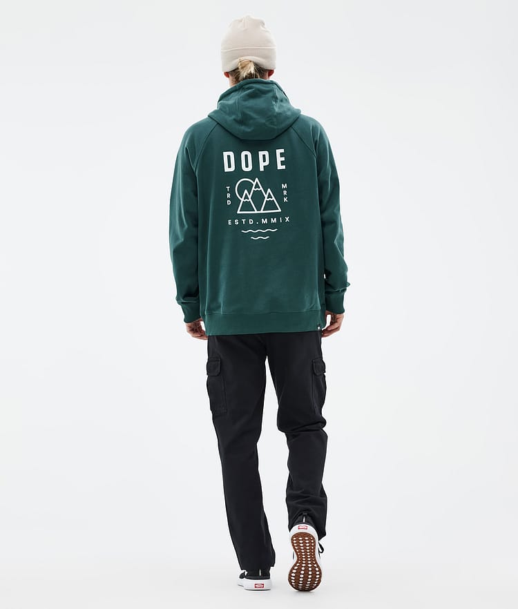 Dope Common Bluzy z Kapturem Mężczyźni Summit Bottle Green