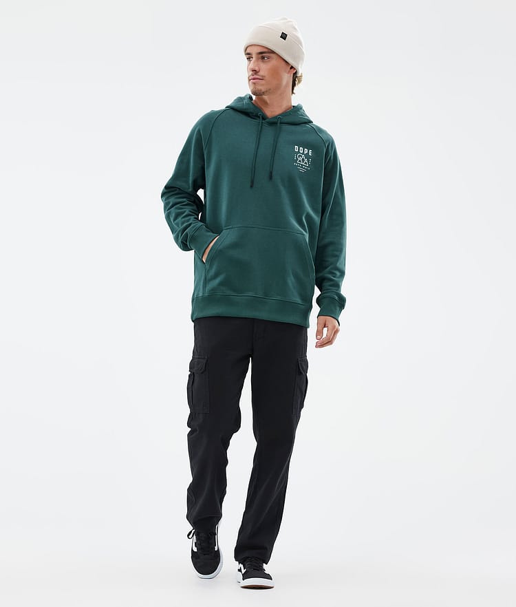 Dope Common Hoodie Heren Summit Bottle Green