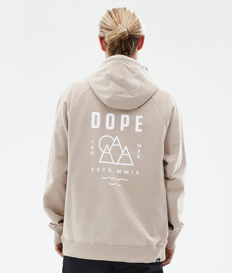 Dope Common Felpa con Cappuccio Uomo Summit Sand