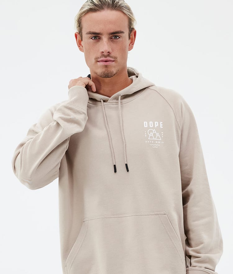 Dope Common Hoodie Herre Summit Sand, Billede 3 af 7