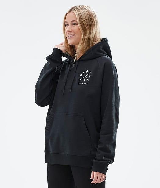 Dope Common W Hoodie Dames 2X-Up Black