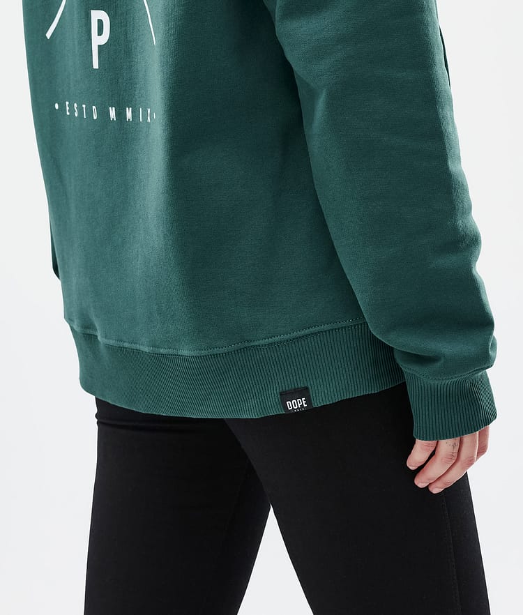Dope Common W Hoodie Dames 2X-Up Bottle Green, Afbeelding 7 van 7