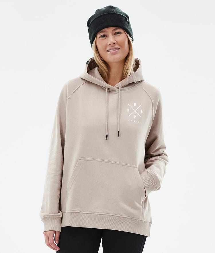 Dope Common W Sweat à capuche Femme 2X-Up Sand