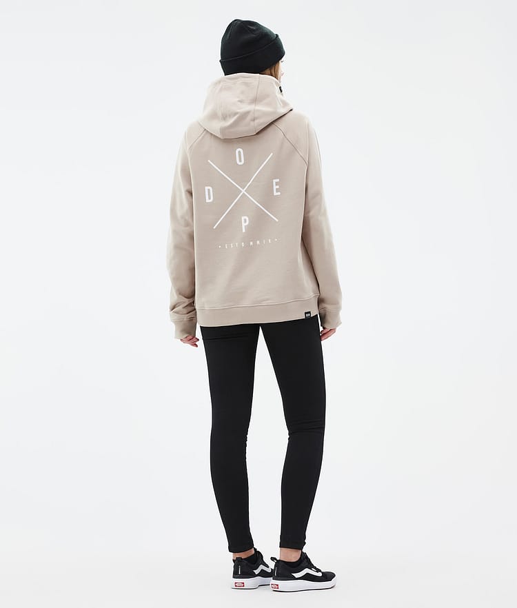 Dope Common W Hoodie Dames 2X-Up Sand, Afbeelding 4 van 7