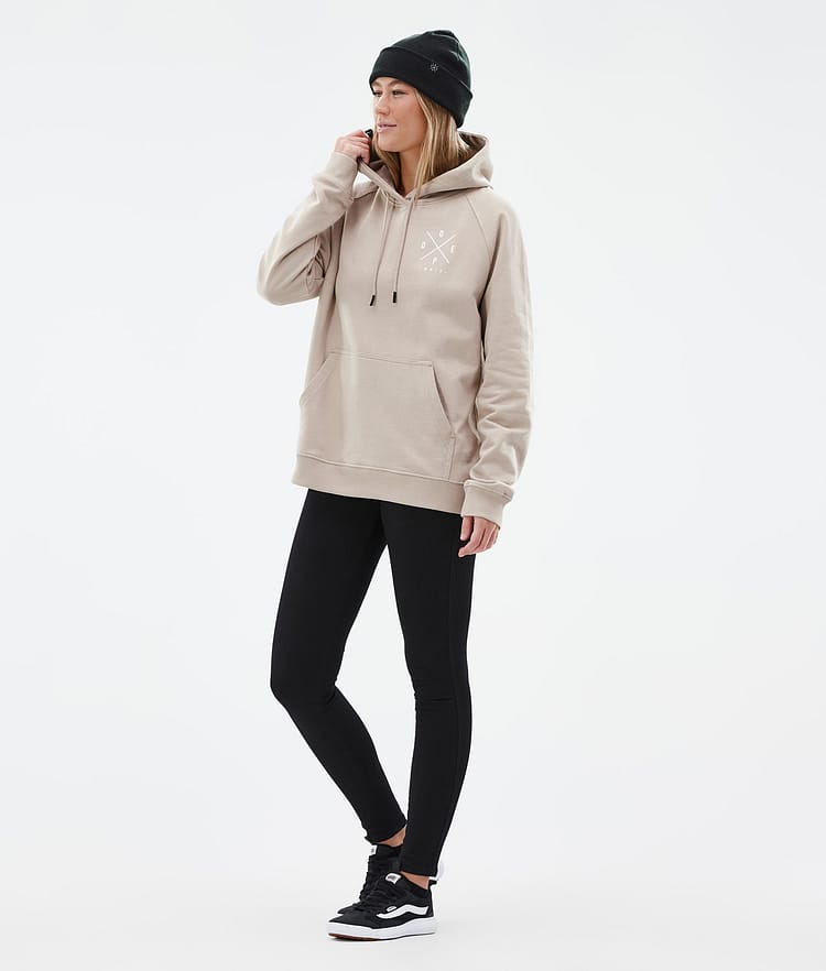 Dope Common W Hoodie Dames 2X-Up Sand, Afbeelding 5 van 7