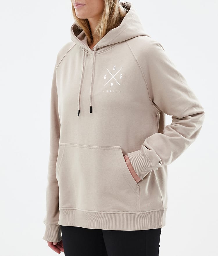 Dope Common W Hoodie Dames 2X-Up Sand, Afbeelding 6 van 7