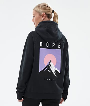 Dope Common W Bluzy z Kapturem Kobiety Aphex Black