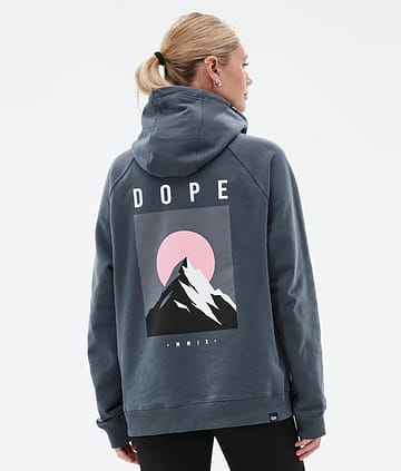 Dope Common W Bluzy z Kapturem Kobiety Aphex Metal Blue