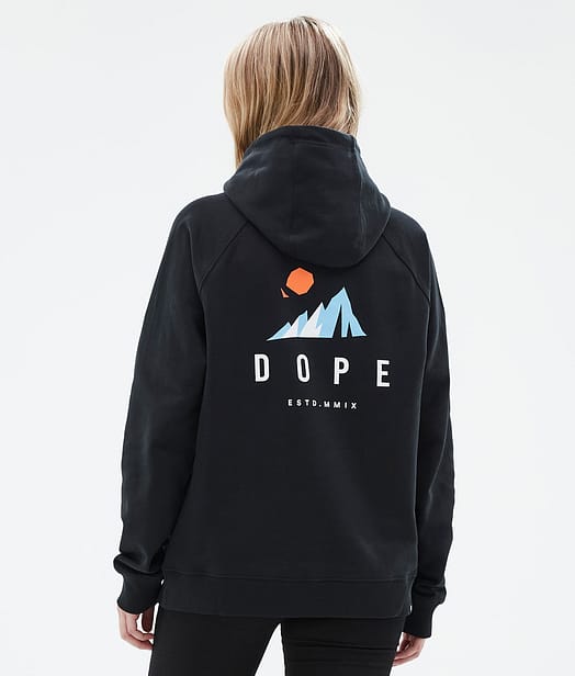 Dope Common W Hoodie Dames Black