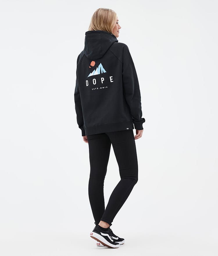 Dope Common W Felpa con Cappuccio Donna Ice Black, Immagine 4 di 7