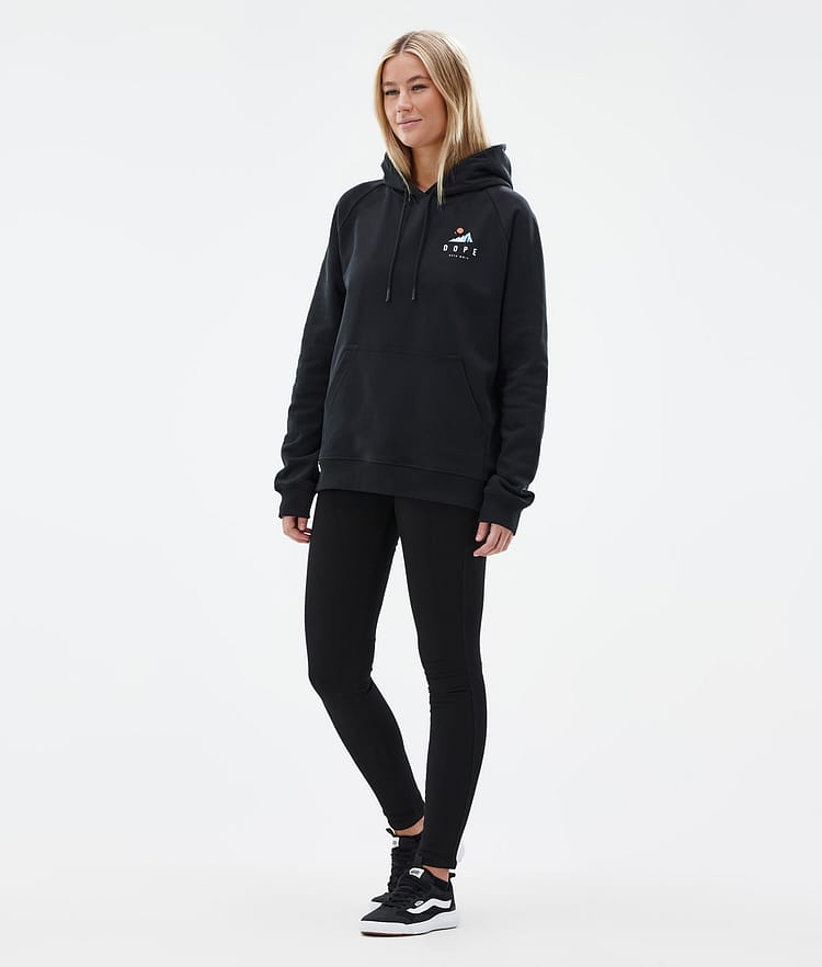 Dope Common W Felpa con Cappuccio Donna Ice Black, Immagine 5 di 7