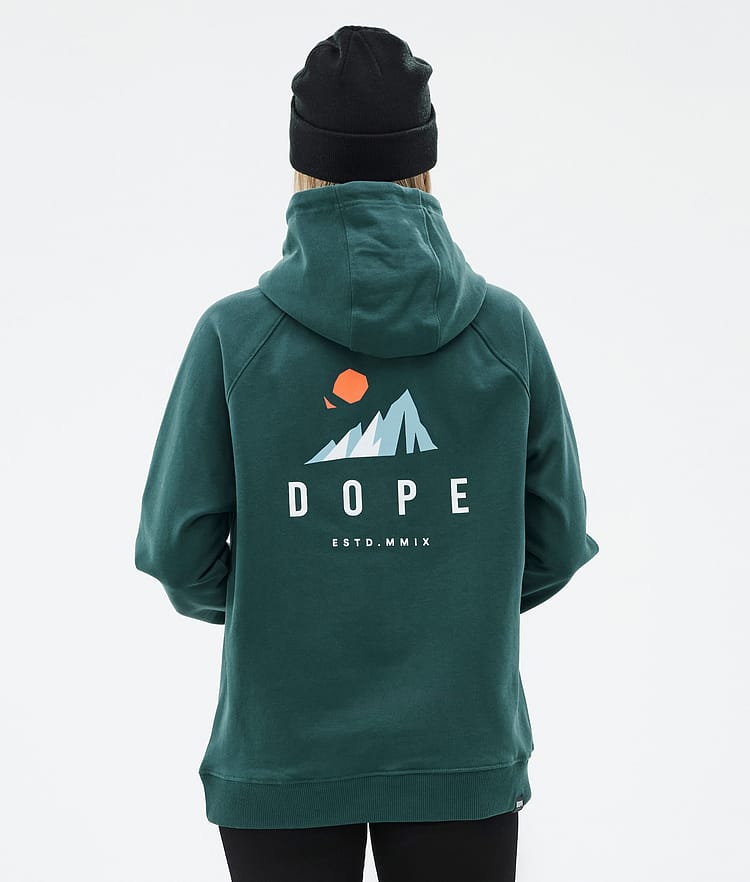 Dope Common W Hoodie Dames Ice Bottle Green, Afbeelding 1 van 7