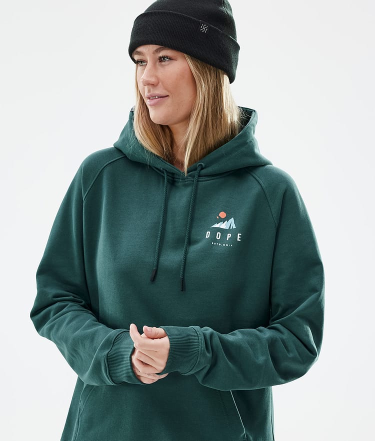 Dope Common W Hoodie Women Ice Bottle Green